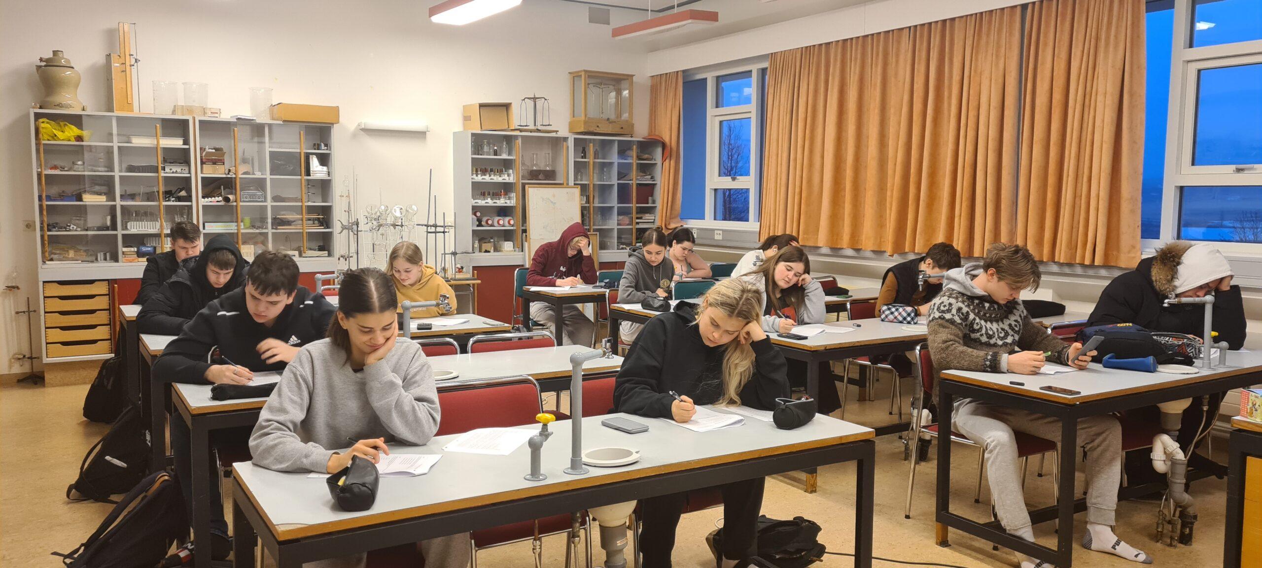 <strong>Landskeppni í efnafræði</strong>