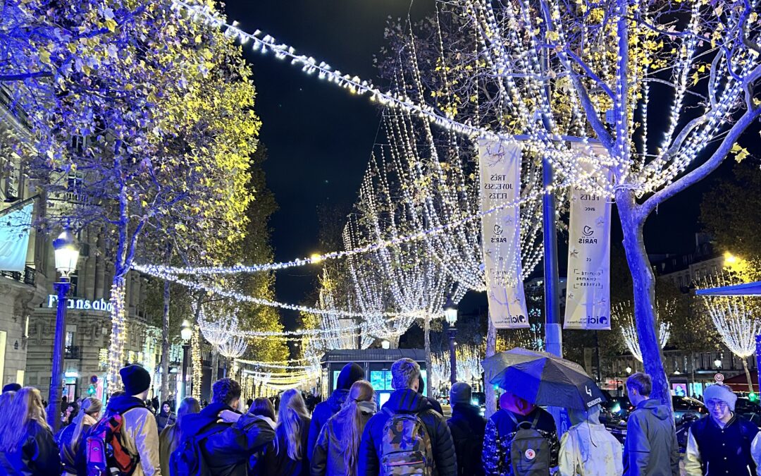 Jólaljósin í París