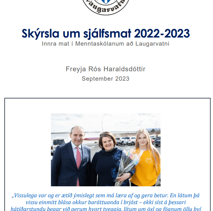 “Kennarar góðir og gott utanumhald og svo auðvitað félagslífið og vistin.”